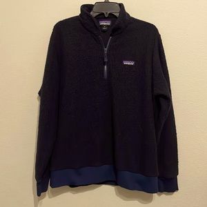 Patagonia Quarter-Zip (Black / Navy)